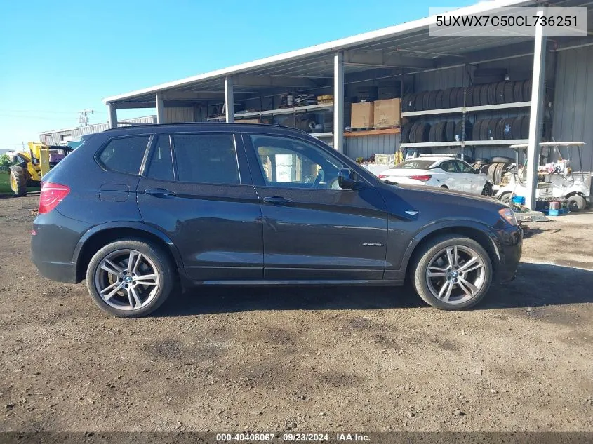 5UXWX7C50CL736251 2012 BMW X3 xDrive35I