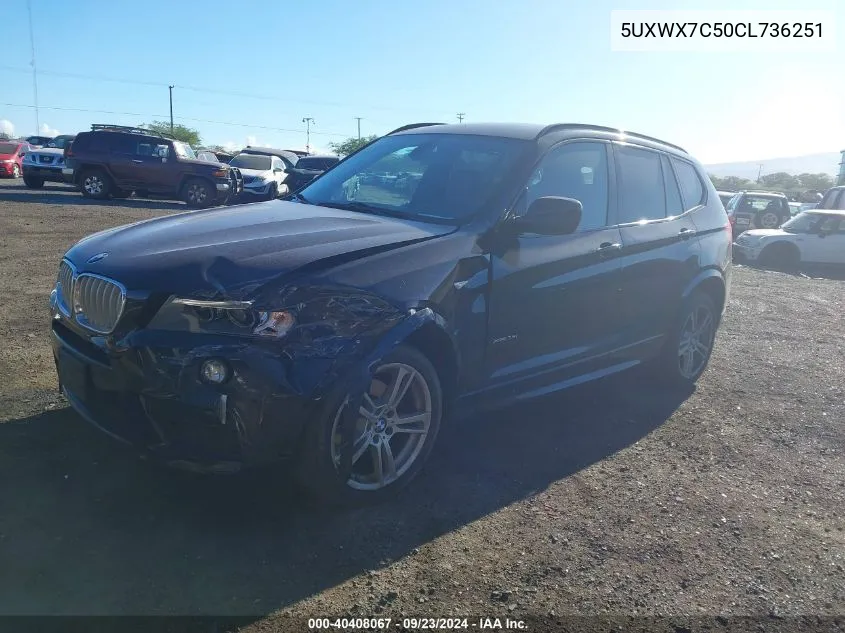 5UXWX7C50CL736251 2012 BMW X3 xDrive35I