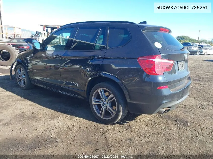 5UXWX7C50CL736251 2012 BMW X3 xDrive35I