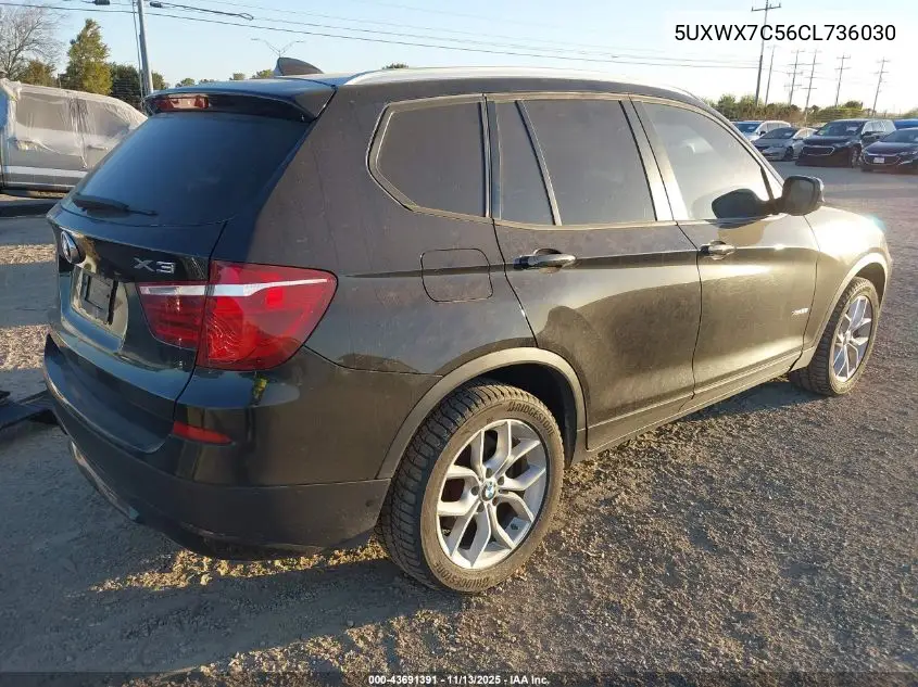 5UXWX7C56CL736030 2012 BMW X3 xDrive35I
