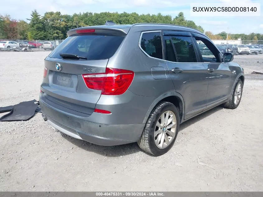 5UXWX9C58D0D08140 2013 BMW X3 xDrive28I