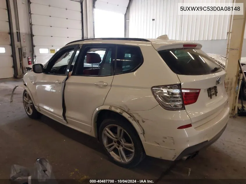 5UXWX9C53D0A08148 2013 BMW X3 xDrive28I