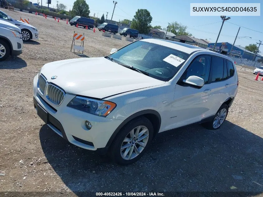 5UXWX9C54D0D04635 2013 BMW X3 xDrive28I