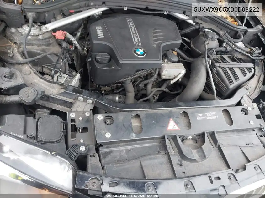 5UXWX9C5XD0D08222 2013 BMW X3 xDrive28I