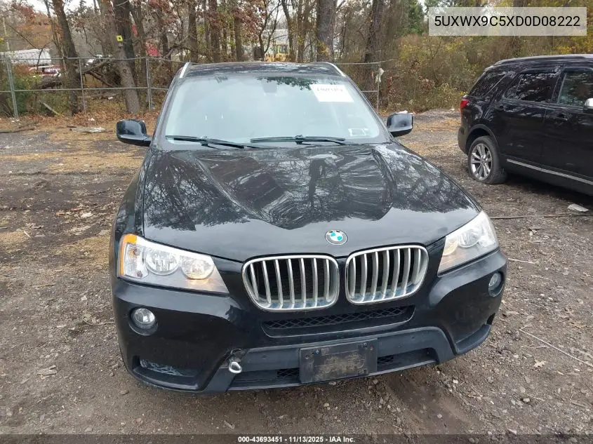 5UXWX9C5XD0D08222 2013 BMW X3 xDrive28I