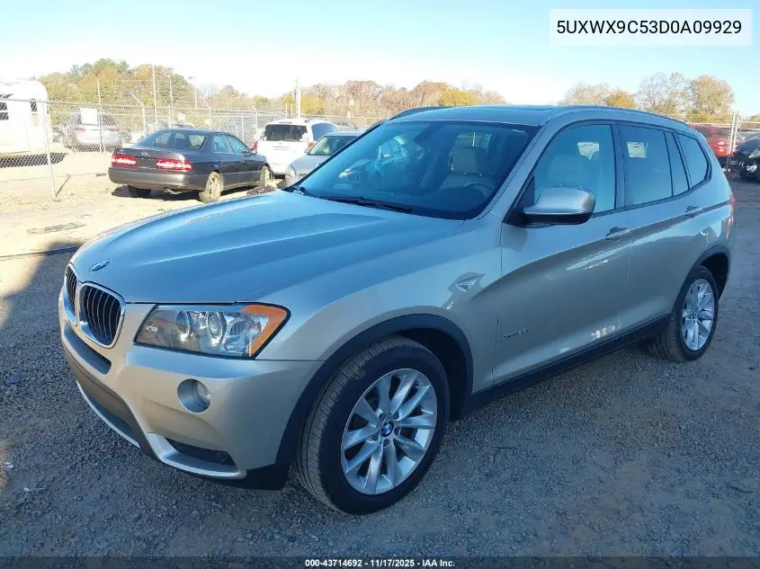 5UXWX9C53D0A09929 2013 BMW X3 xDrive28I