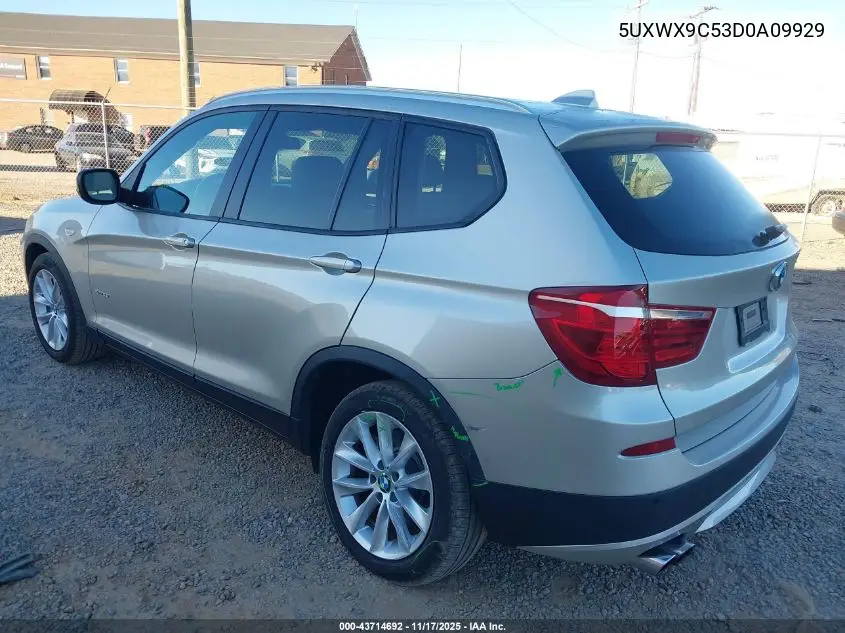 5UXWX9C53D0A09929 2013 BMW X3 xDrive28I