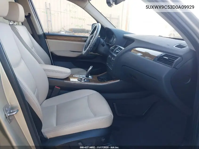 5UXWX9C53D0A09929 2013 BMW X3 xDrive28I