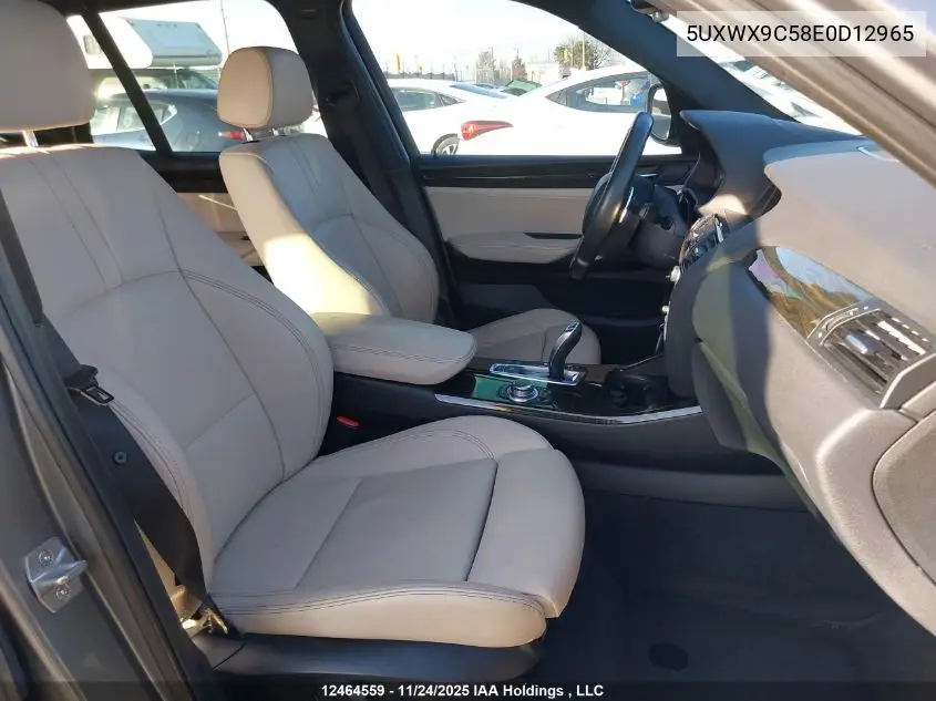 5UXWX9C58E0D12965 2014 BMW X3 xDrive28I