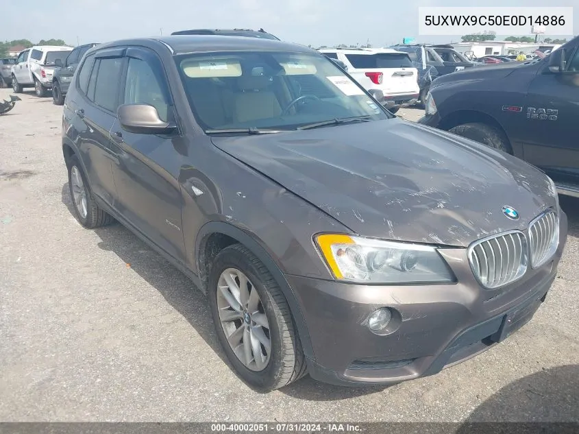 5UXWX9C50E0D14886 2014 BMW X3 xDrive28I