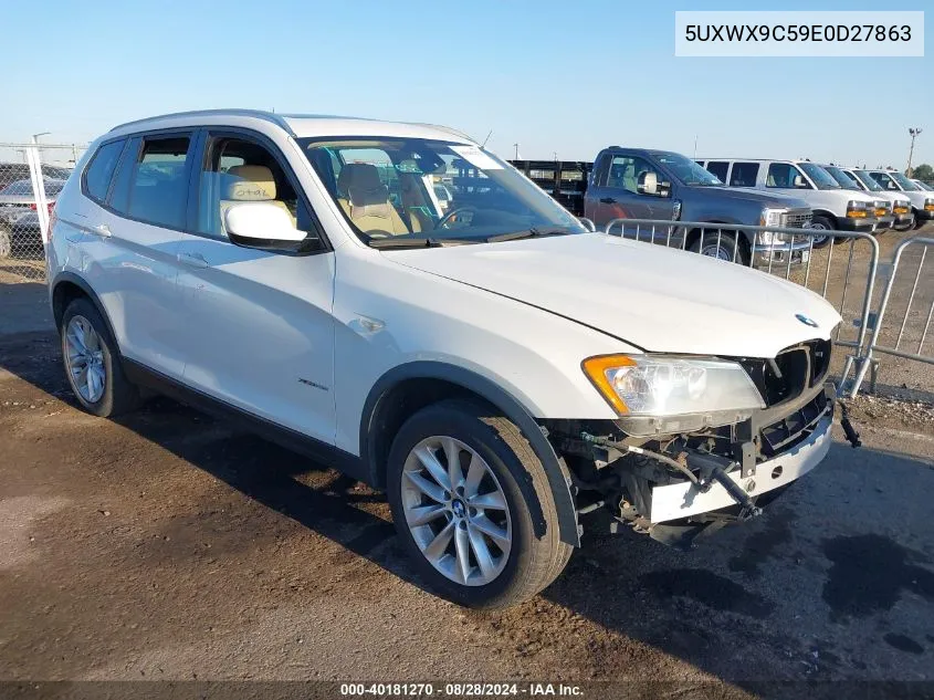 5UXWX9C59E0D27863 2014 BMW X3 xDrive28I