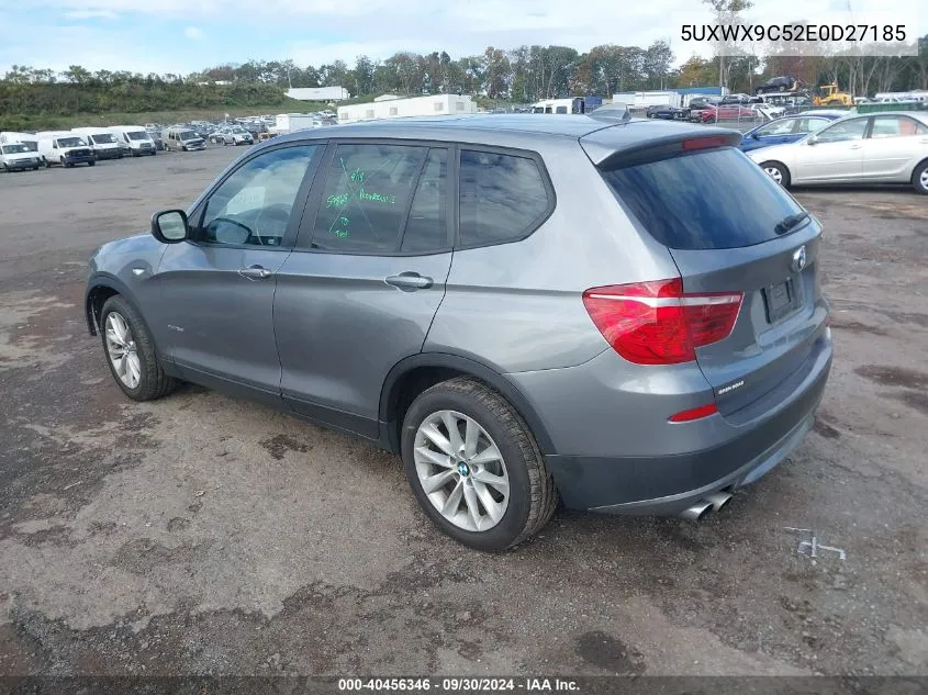 5UXWX9C52E0D27185 2014 BMW X3 xDrive28I