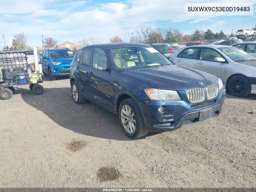 5UXWX9C53E0D19483 2014 BMW X3 xDrive28I