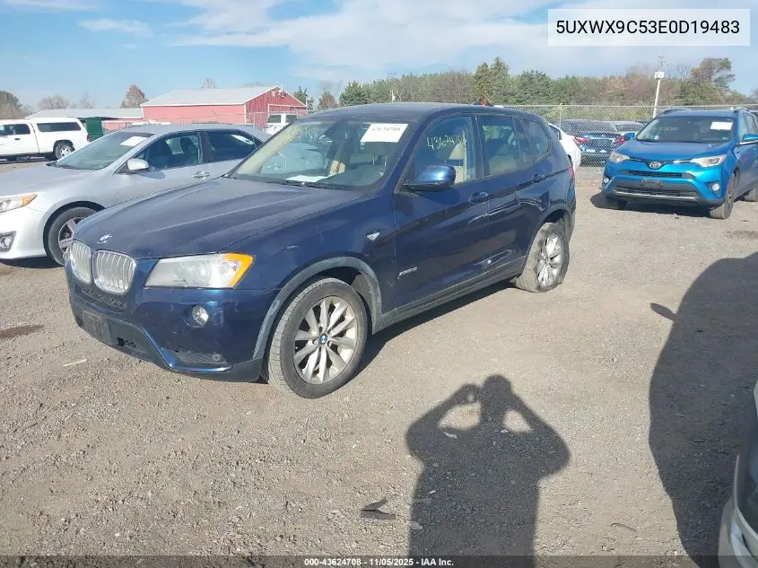 5UXWX9C53E0D19483 2014 BMW X3 xDrive28I