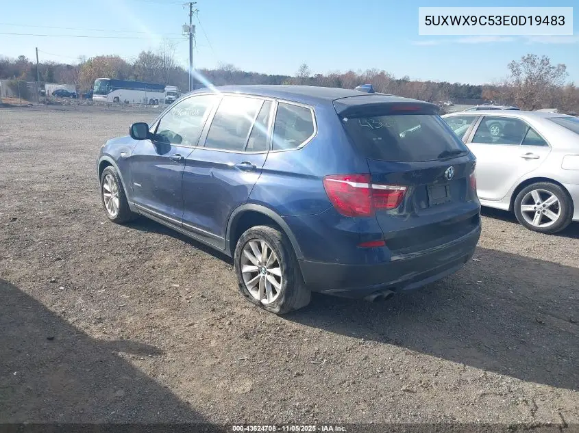 5UXWX9C53E0D19483 2014 BMW X3 xDrive28I