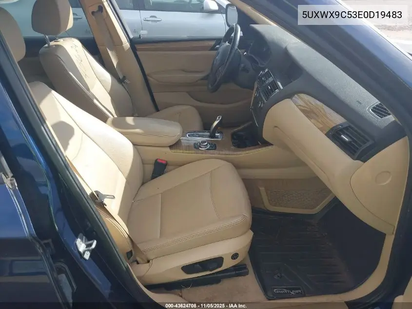 5UXWX9C53E0D19483 2014 BMW X3 xDrive28I