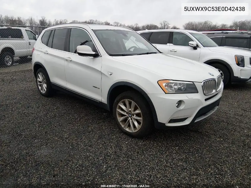5UXWX9C53E0D42438 2014 BMW X3 xDrive28I