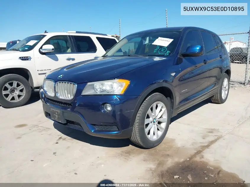 5UXWX9C53E0D10895 2014 BMW X3 xDrive28I