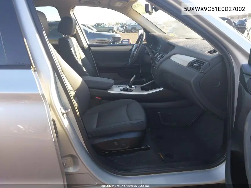 5UXWX9C51E0D27002 2014 BMW X3 xDrive28I