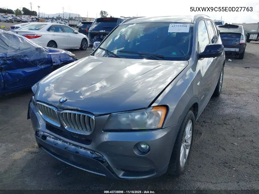 5UXWX9C55E0D27763 2014 BMW X3 xDrive28I