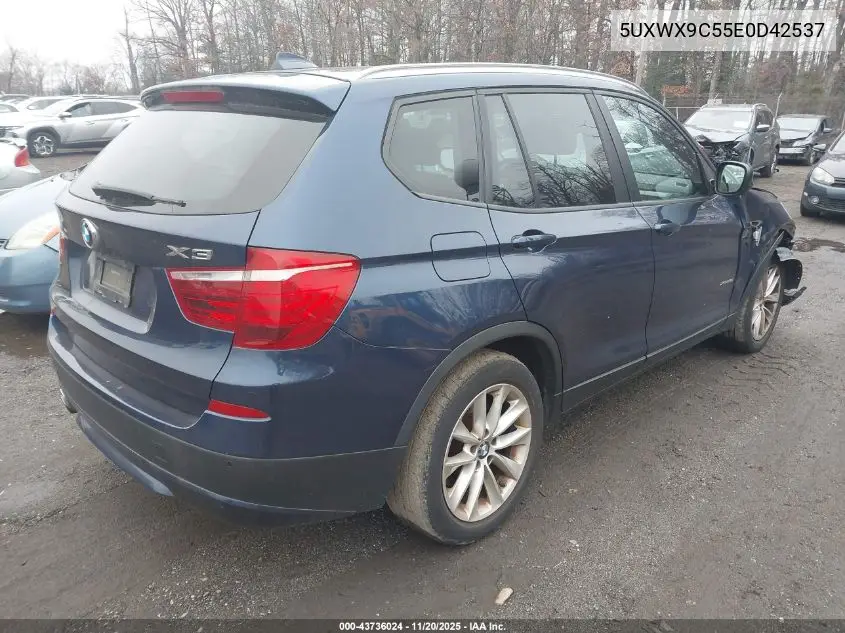 5UXWX9C55E0D42537 2014 BMW X3 xDrive28I