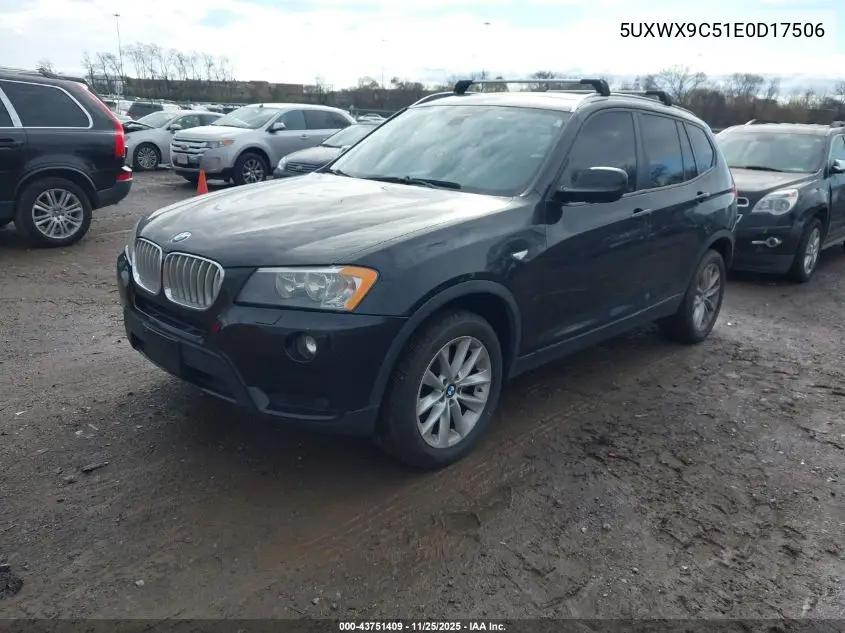 5UXWX9C51E0D17506 2014 BMW X3 xDrive28I