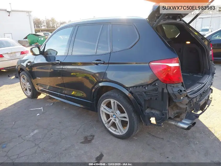5UXWX7C50EL983983 2014 BMW X3 xDrive35I