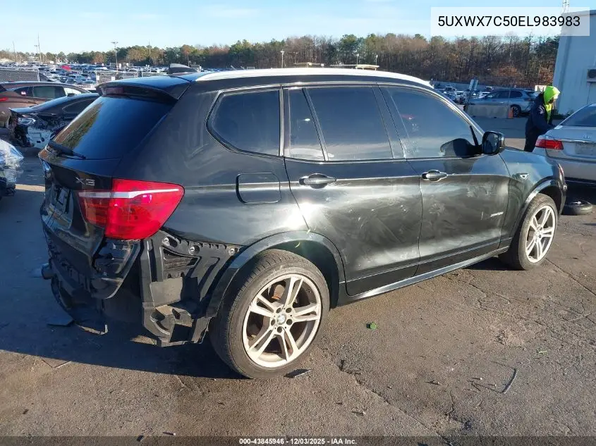 5UXWX7C50EL983983 2014 BMW X3 xDrive35I
