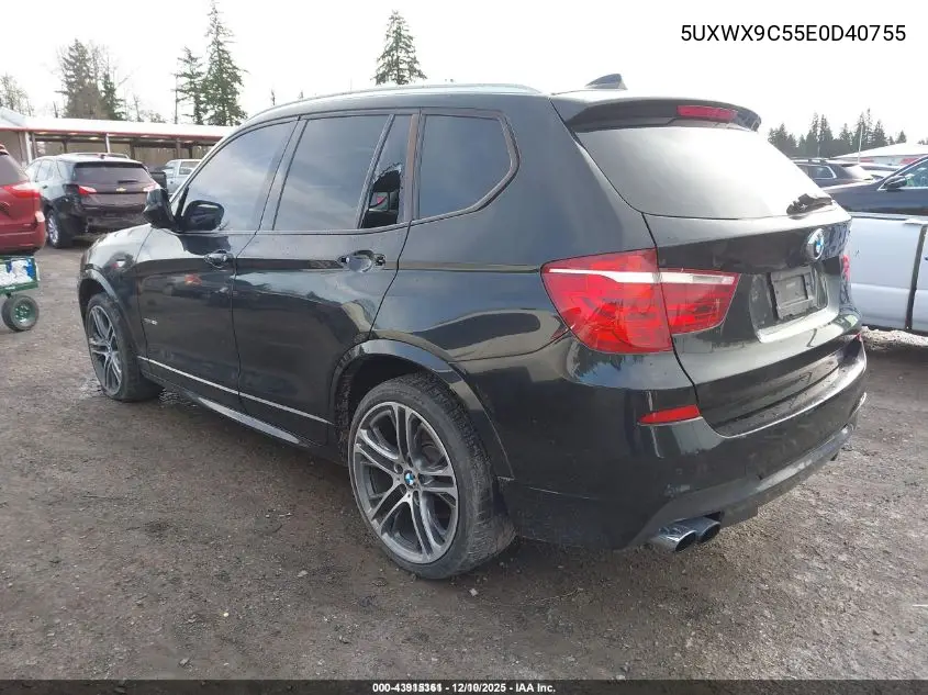 5UXWX9C55E0D40755 2014 BMW X3 xDrive28I