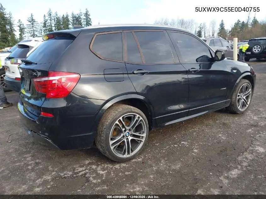 5UXWX9C55E0D40755 2014 BMW X3 xDrive28I