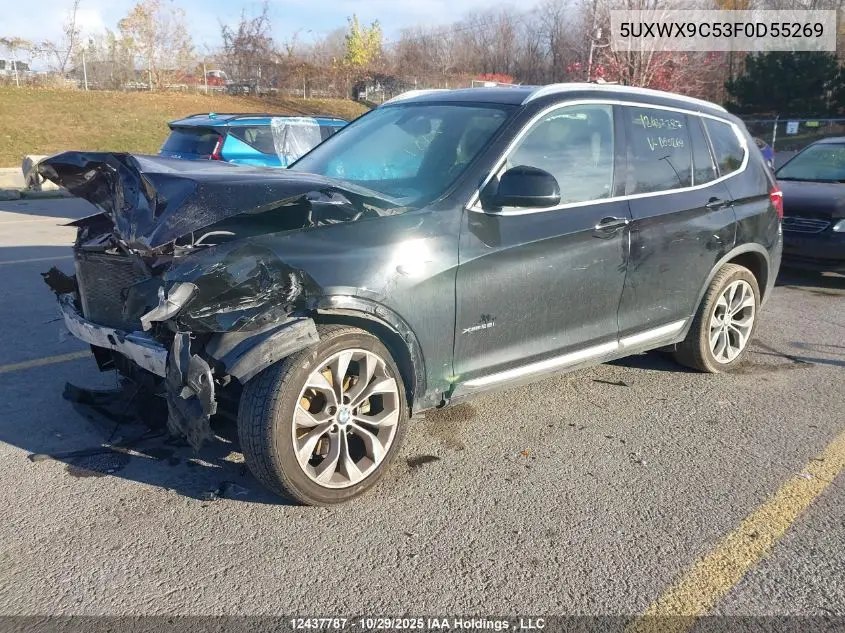 5UXWX9C53F0D55269 2015 BMW X3 xDrive28I