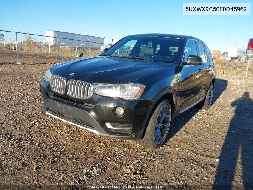 5UXWX9C50F0D45962 2015 BMW X3 xDrive28I