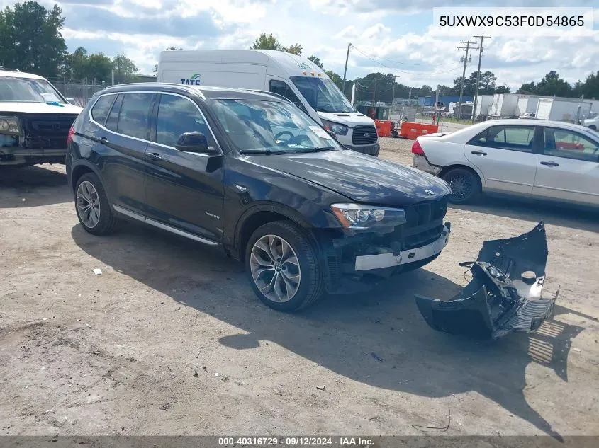 5UXWX9C53F0D54865 2015 BMW X3 xDrive28I