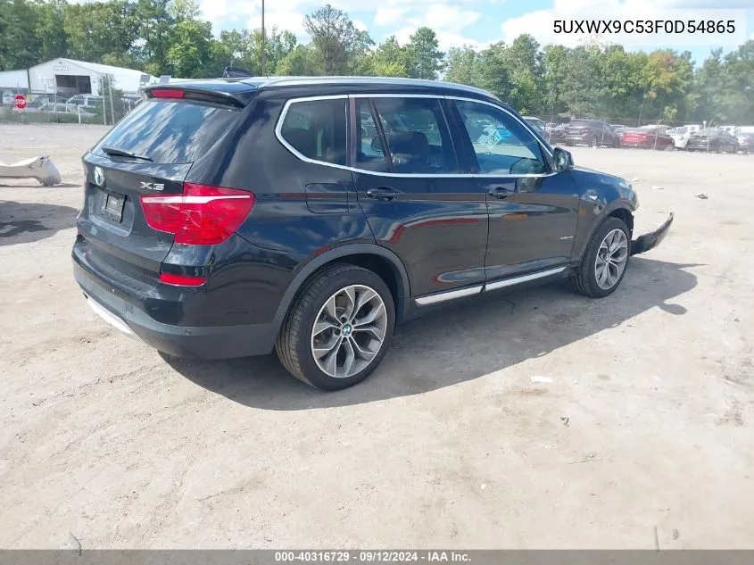 5UXWX9C53F0D54865 2015 BMW X3 xDrive28I