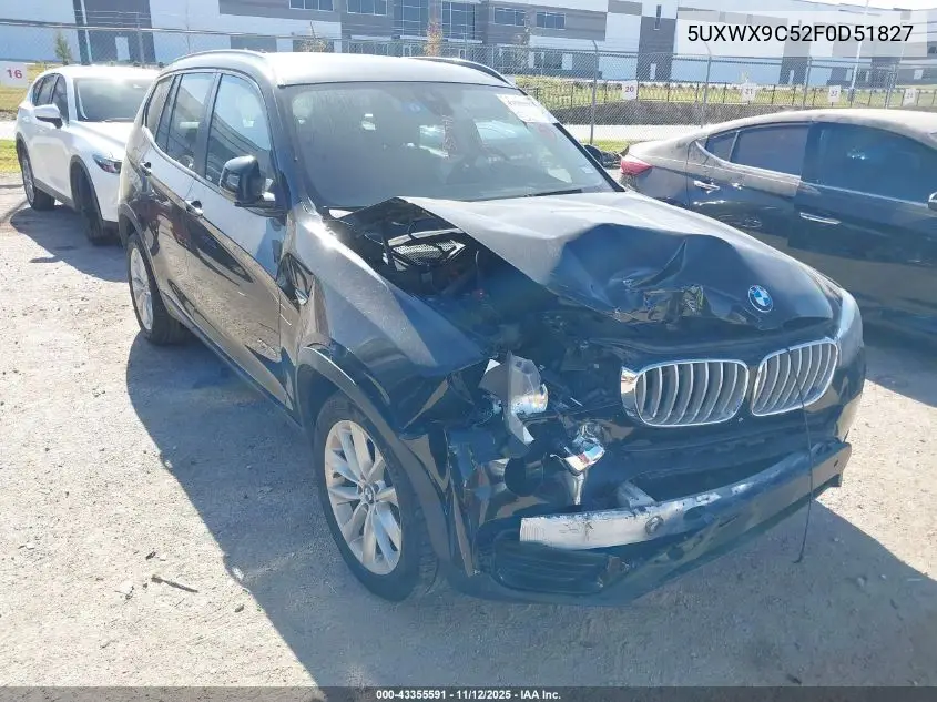 5UXWX9C52F0D51827 2015 BMW X3 xDrive28I
