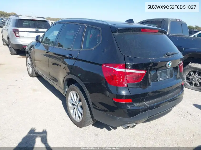 5UXWX9C52F0D51827 2015 BMW X3 xDrive28I