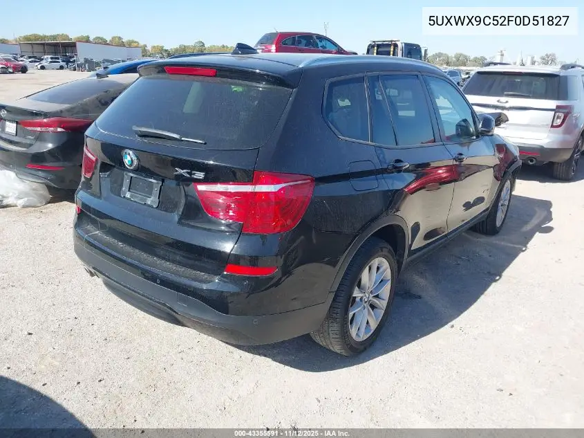 5UXWX9C52F0D51827 2015 BMW X3 xDrive28I