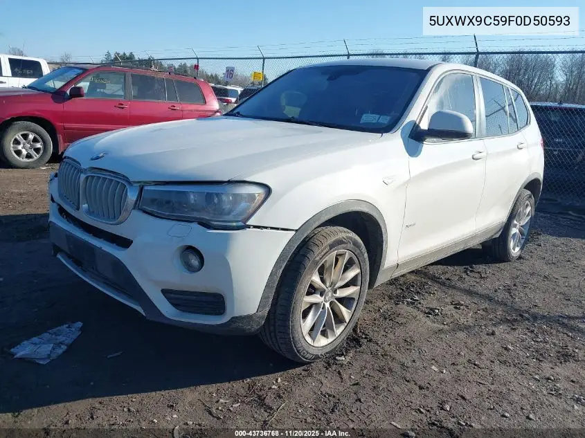 5UXWX9C59F0D50593 2015 BMW X3 xDrive28I