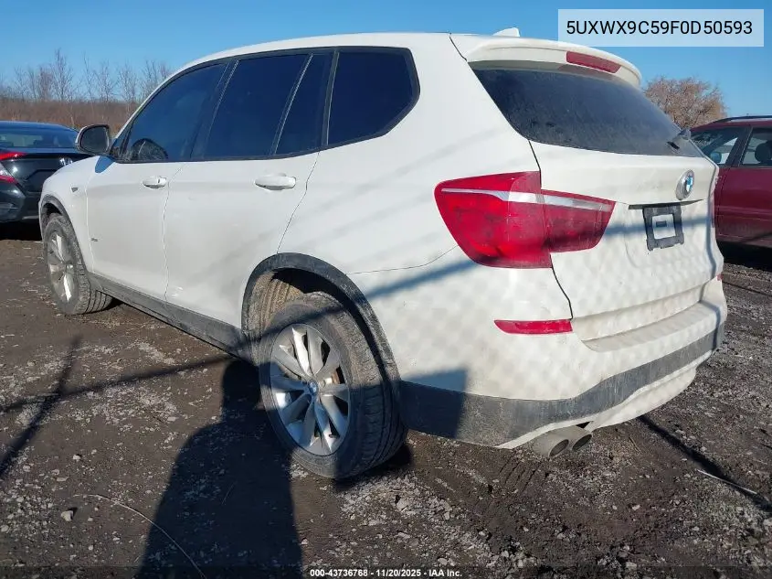 5UXWX9C59F0D50593 2015 BMW X3 xDrive28I
