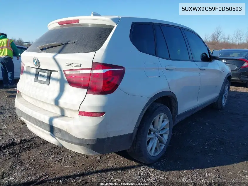 5UXWX9C59F0D50593 2015 BMW X3 xDrive28I
