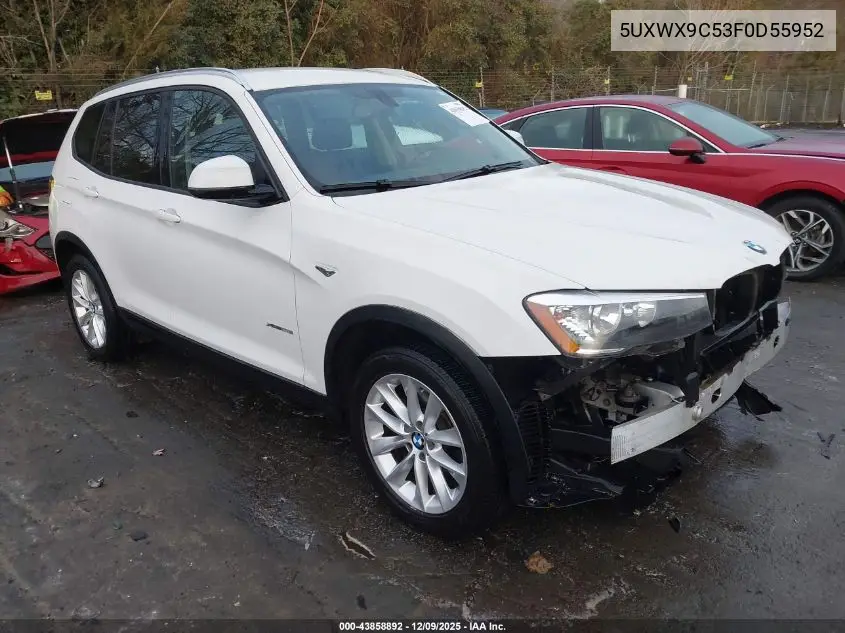 5UXWX9C53F0D55952 2015 BMW X3 xDrive28I