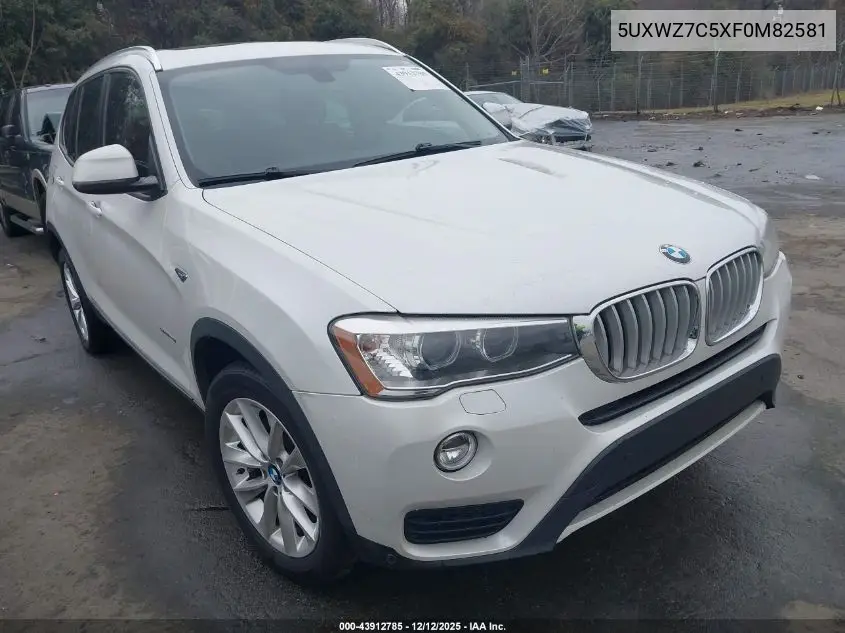 5UXWZ7C5XF0M82581 2015 BMW X3 Sdrive28I