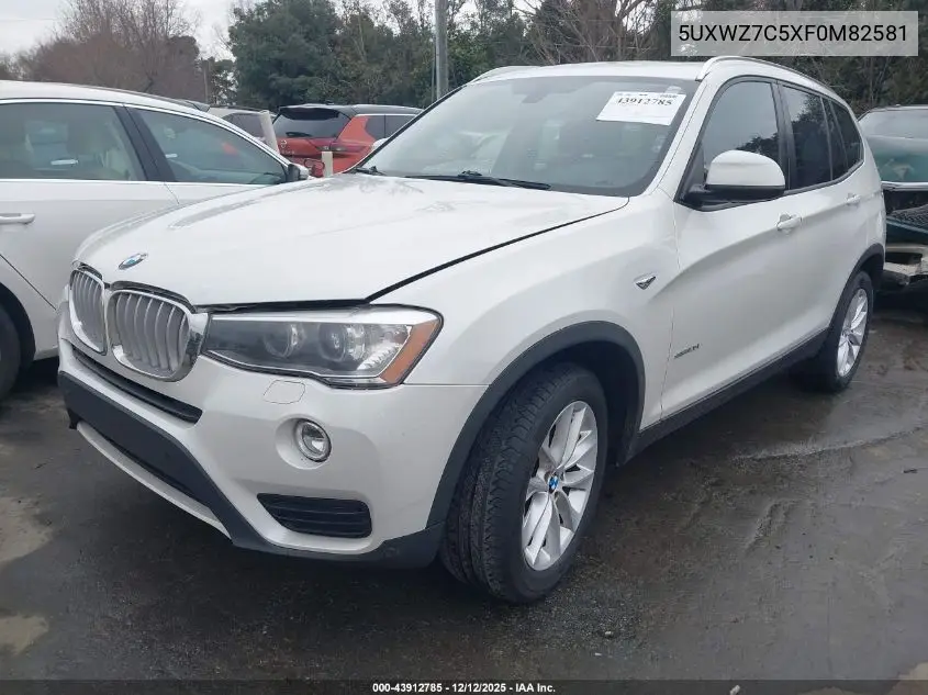 5UXWZ7C5XF0M82581 2015 BMW X3 Sdrive28I