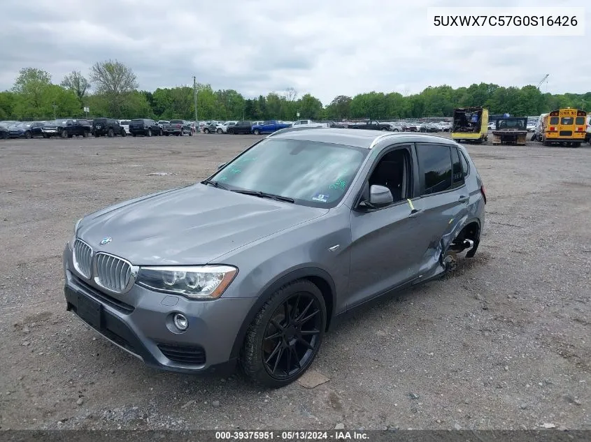 5UXWX7C57G0S16426 2016 BMW X3 xDrive35I