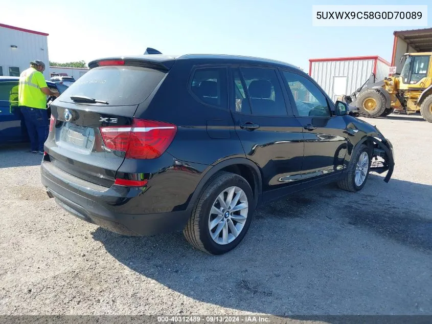 5UXWX9C58G0D70089 2016 BMW X3 xDrive28I