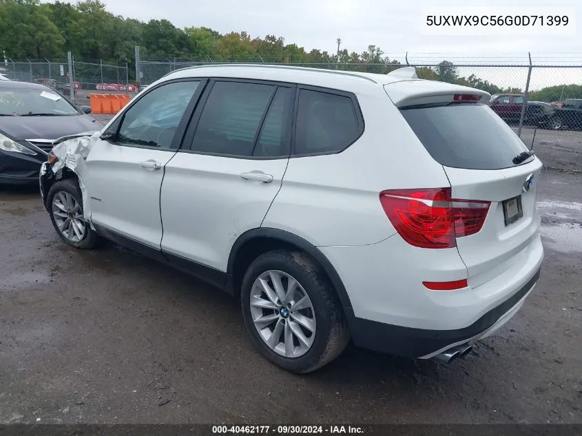 5UXWX9C56G0D71399 2016 BMW X3 xDrive28I