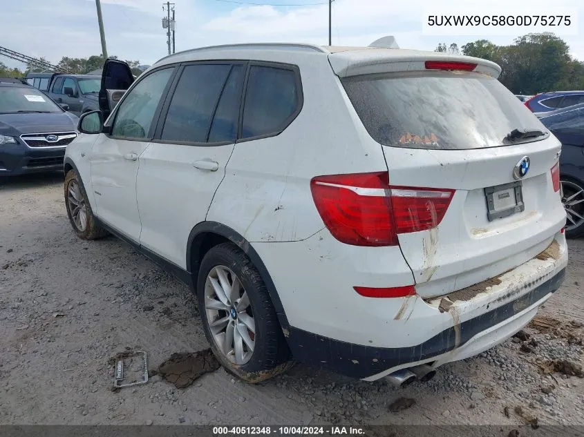 5UXWX9C58G0D75275 2016 BMW X3 xDrive28I