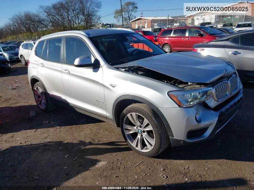 5UXWX9C52G0D85025 2016 BMW X3 xDrive28I