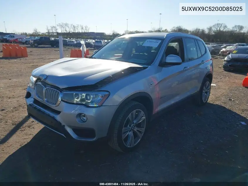 5UXWX9C52G0D85025 2016 BMW X3 xDrive28I