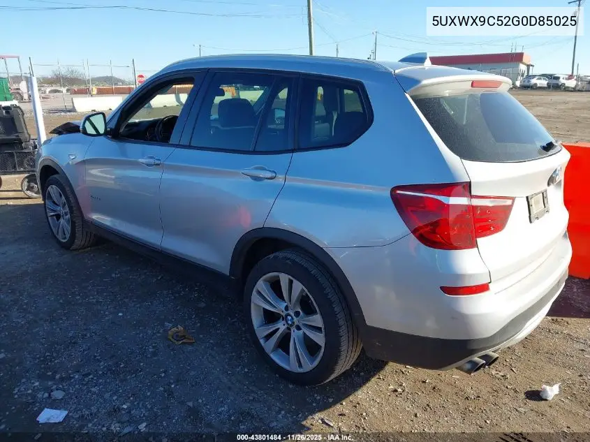 5UXWX9C52G0D85025 2016 BMW X3 xDrive28I